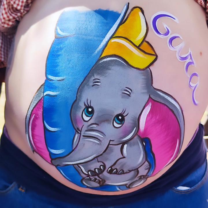 Belly painting de dumbo